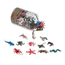 Terra by Battat Miniature Sea Animals in a Tube - Pack of 60