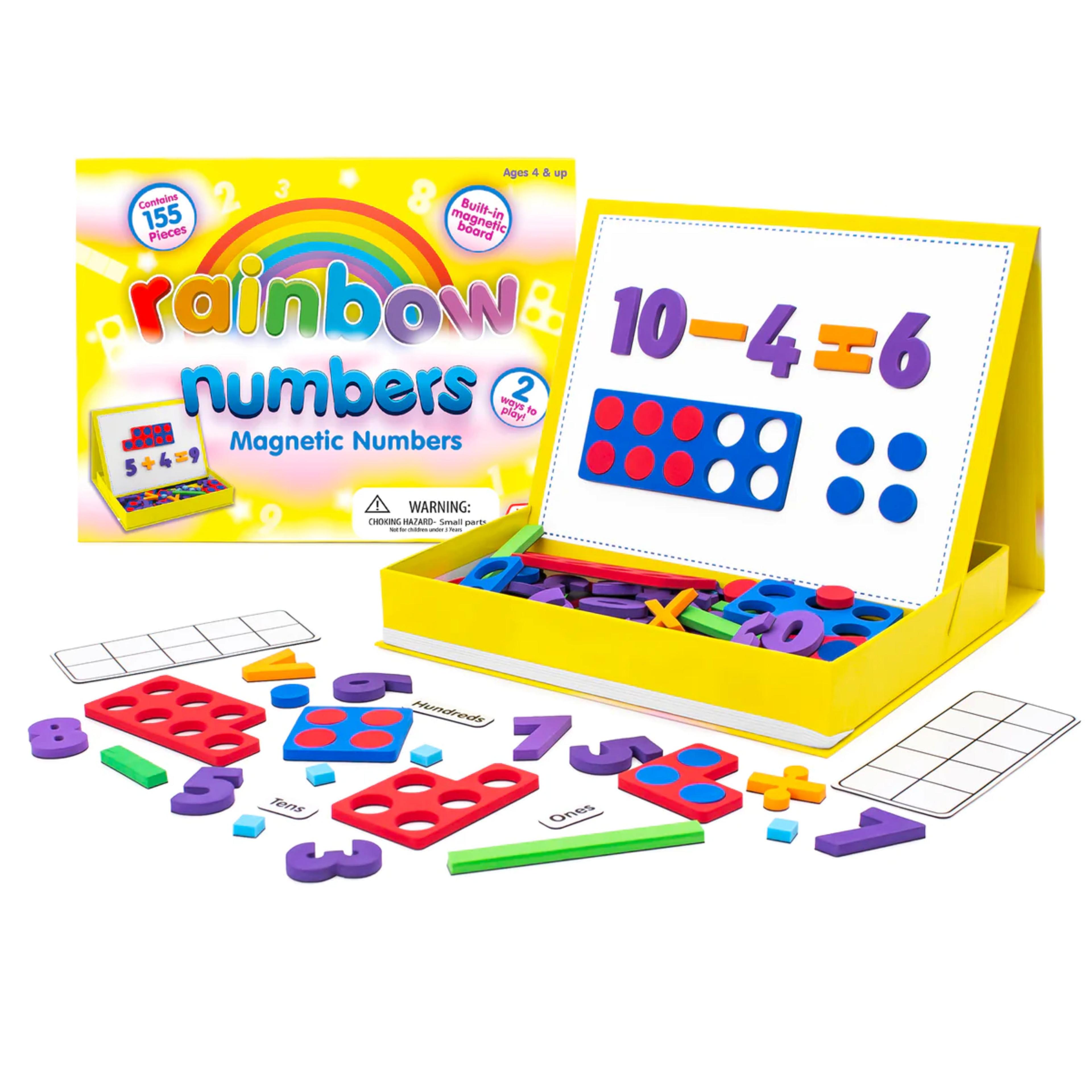 Junior Learning Rainbow Numbers Magnetic Pack
