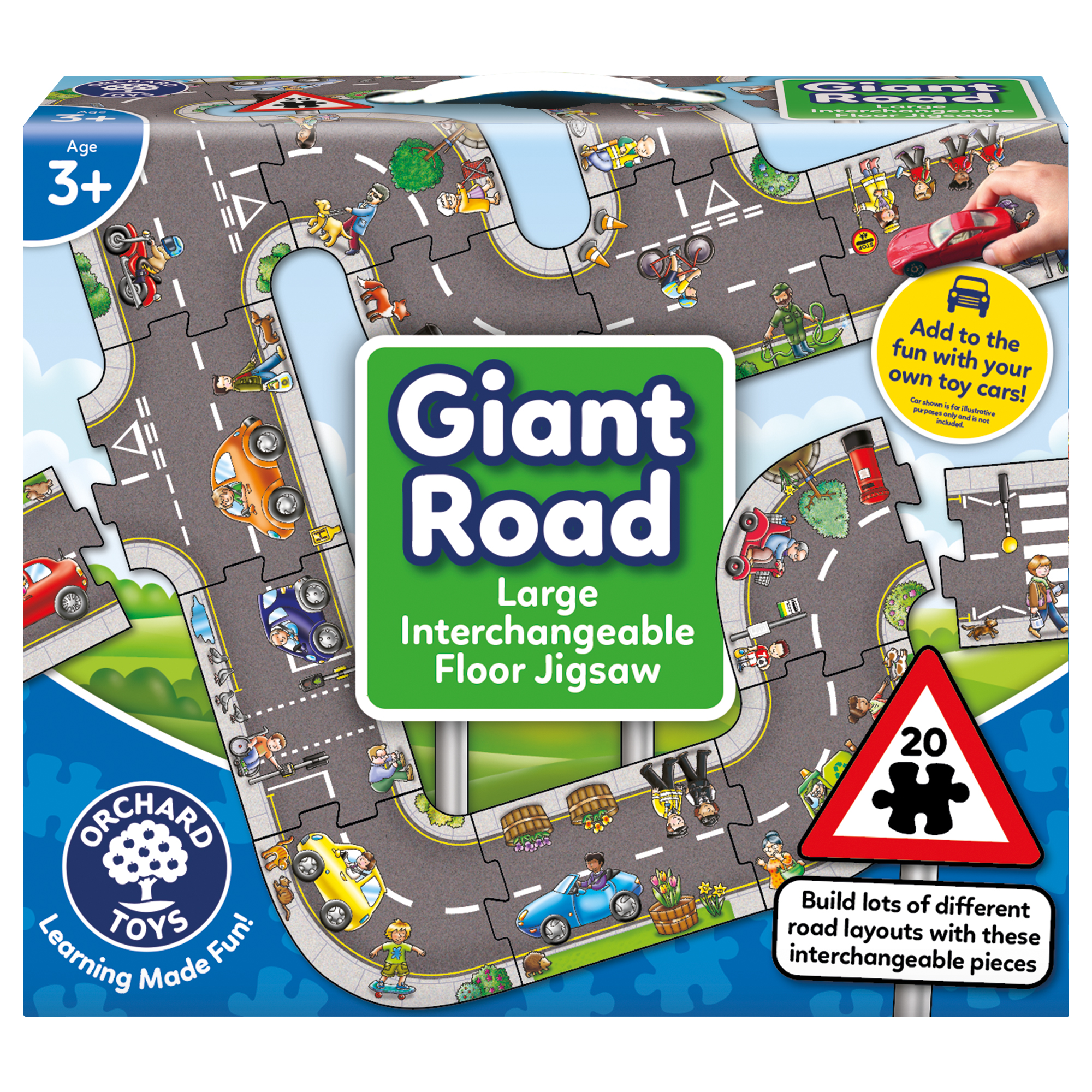 ORCHARD TOYS Giant Road - 20 Piece | HC1552185 | Findel International