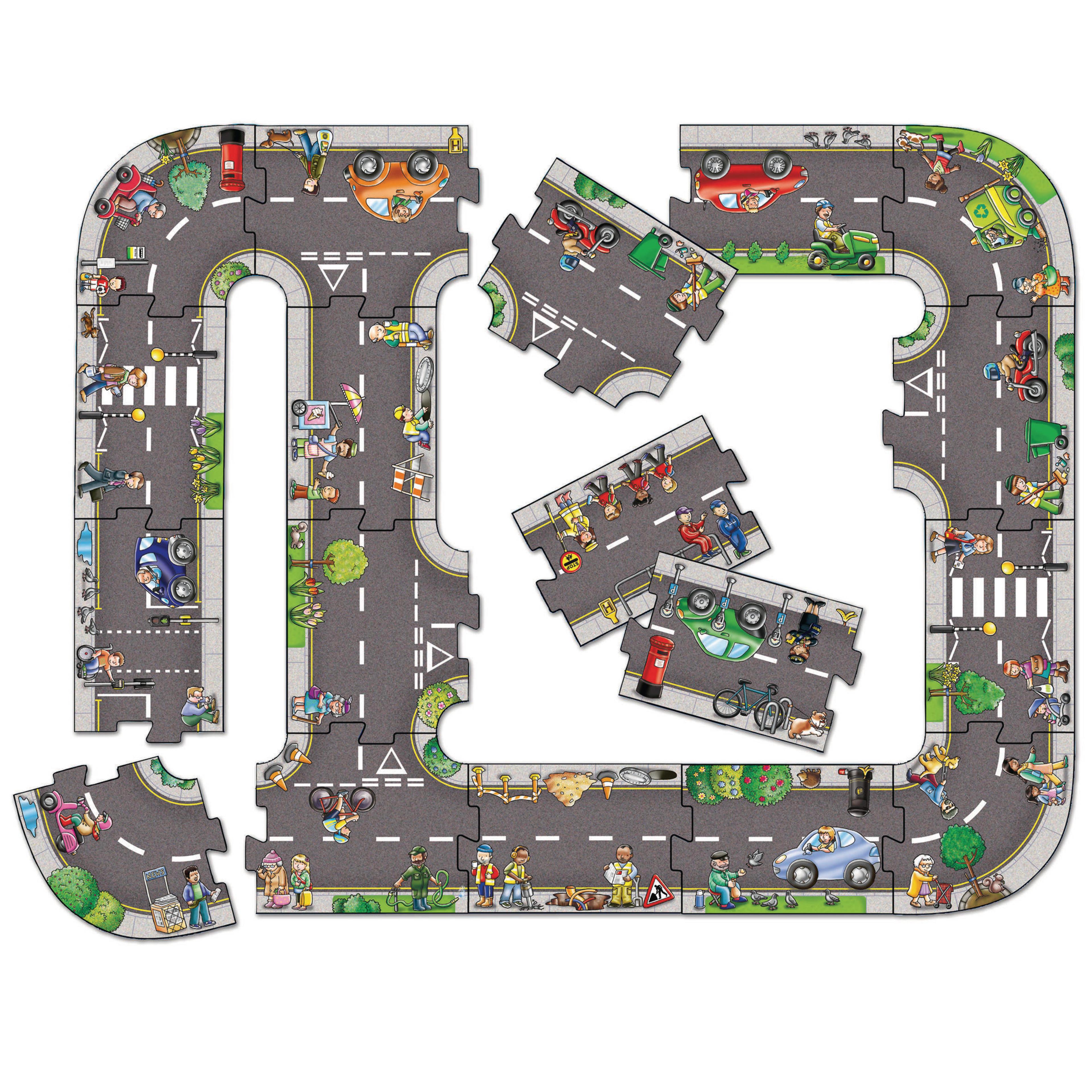 ORCHARD TOYS Giant Road - 20 Piece