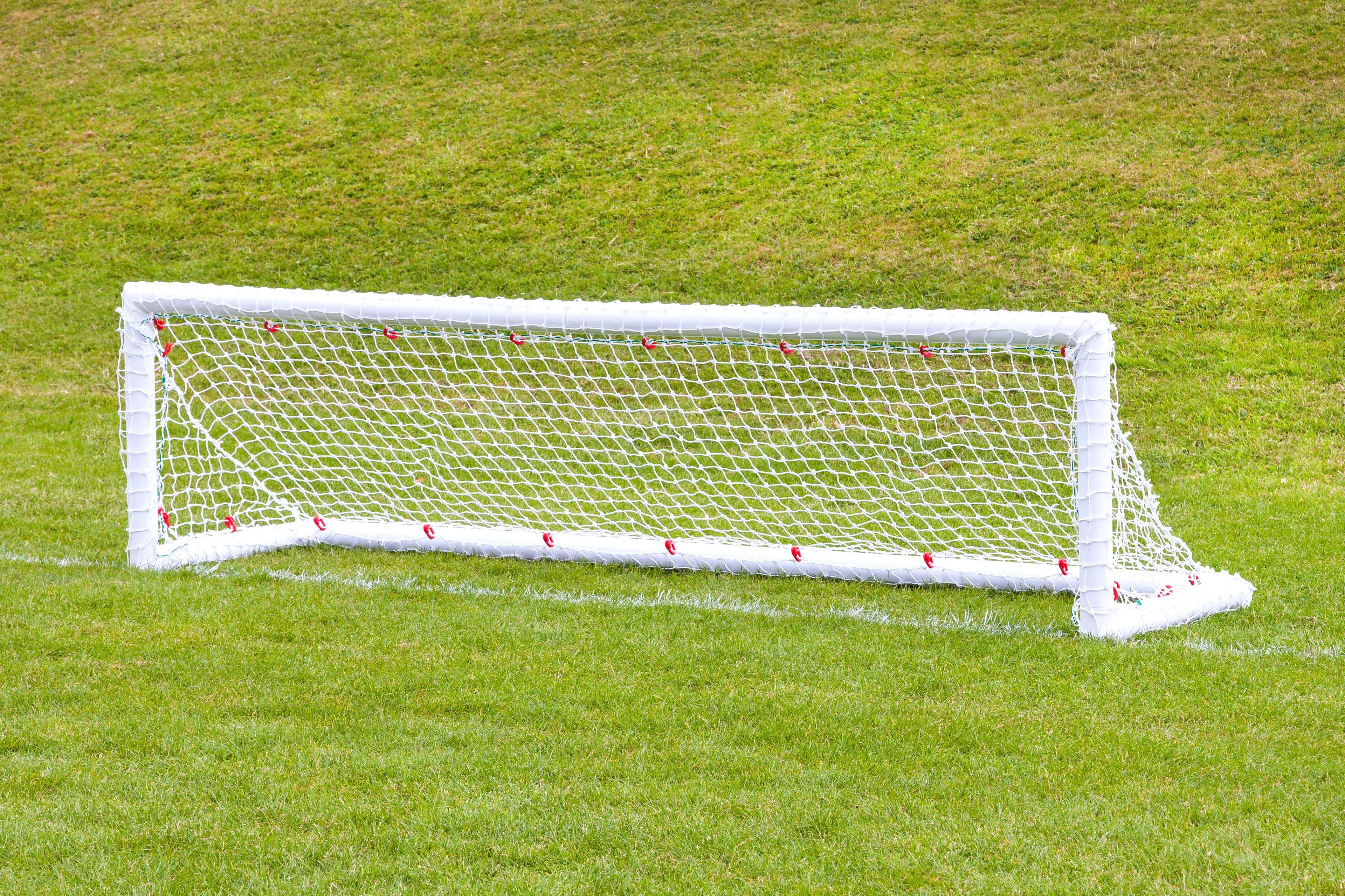 Samba Mini Hockey Goal - White - 8x2ft - Pair