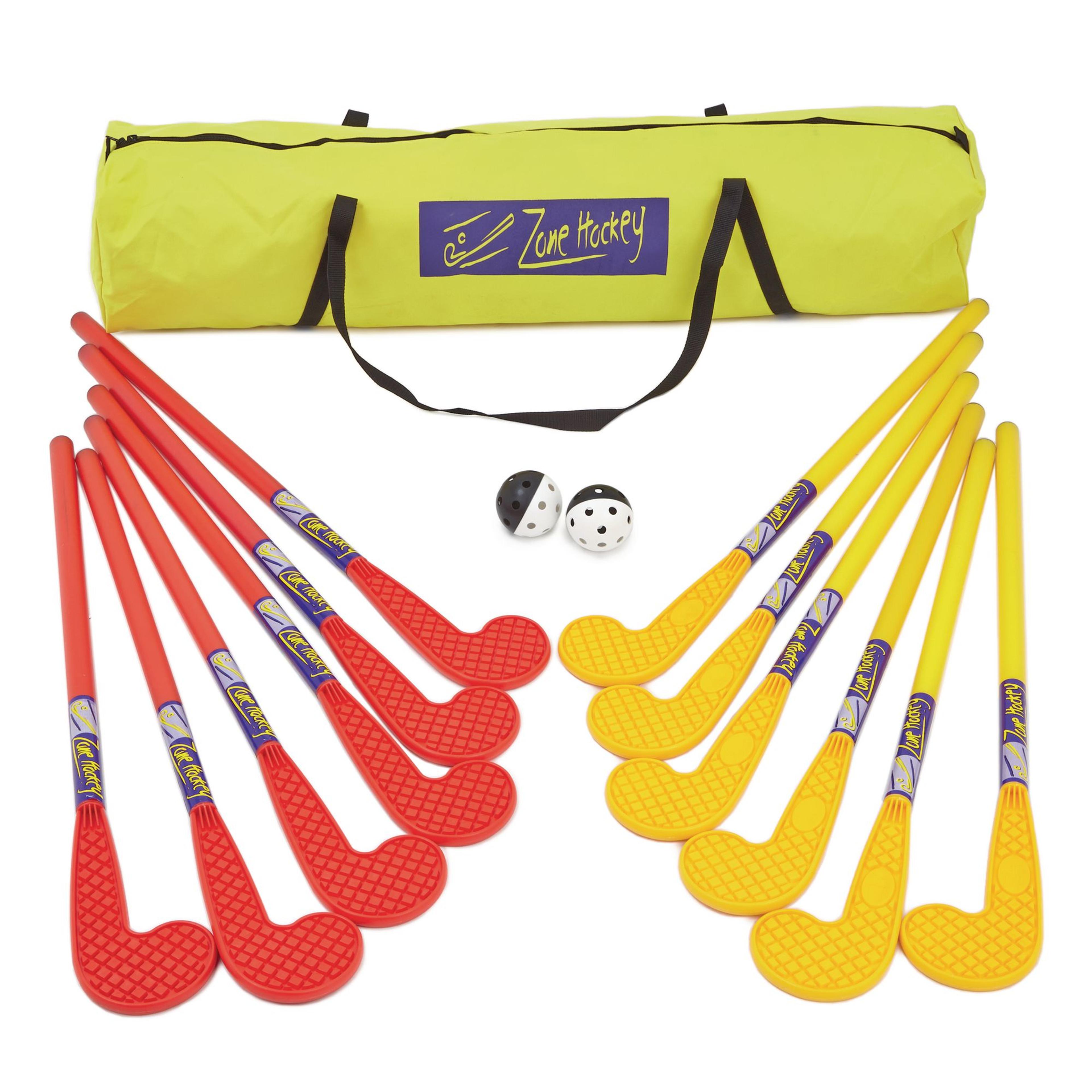 Eurohoc Zone Hockey Set - Red/Yellow