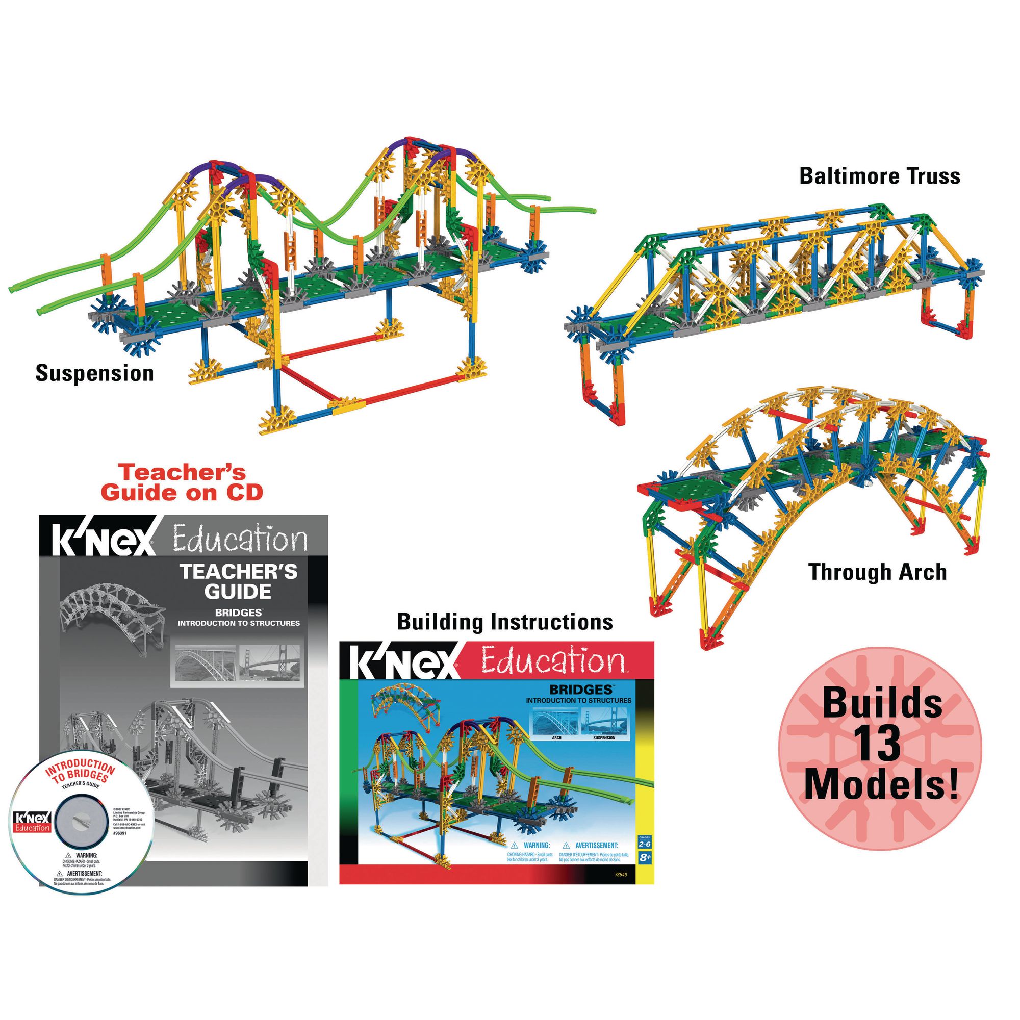 K'NEX Intro to Structures Bridges Set
