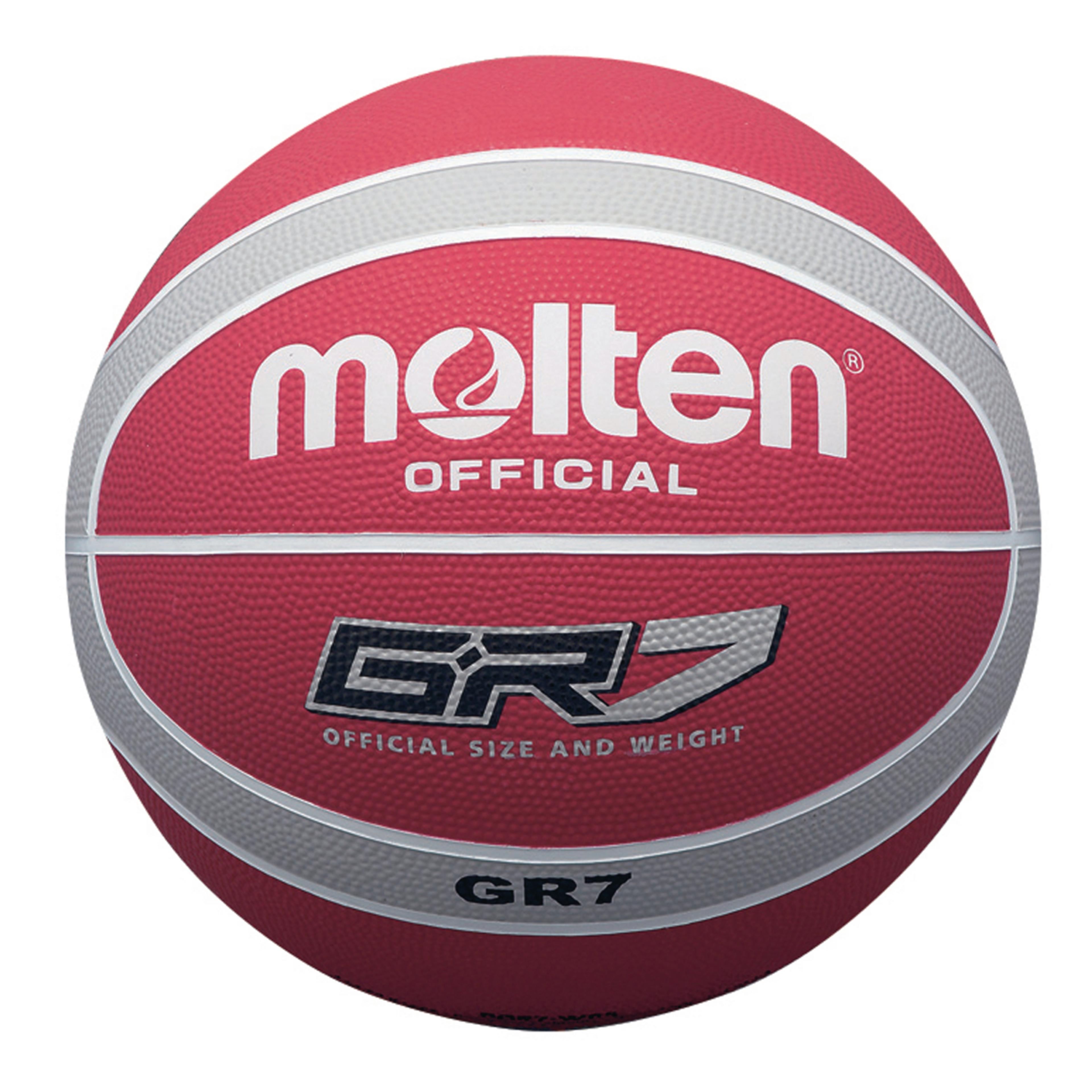 Molten BGR Basketball - Red/Silver - Size 7