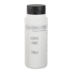 Classmates Acrylic Paint - White - 500ml 