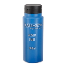 Classmates Acrylic Paint - Cyan Blue - 500ml