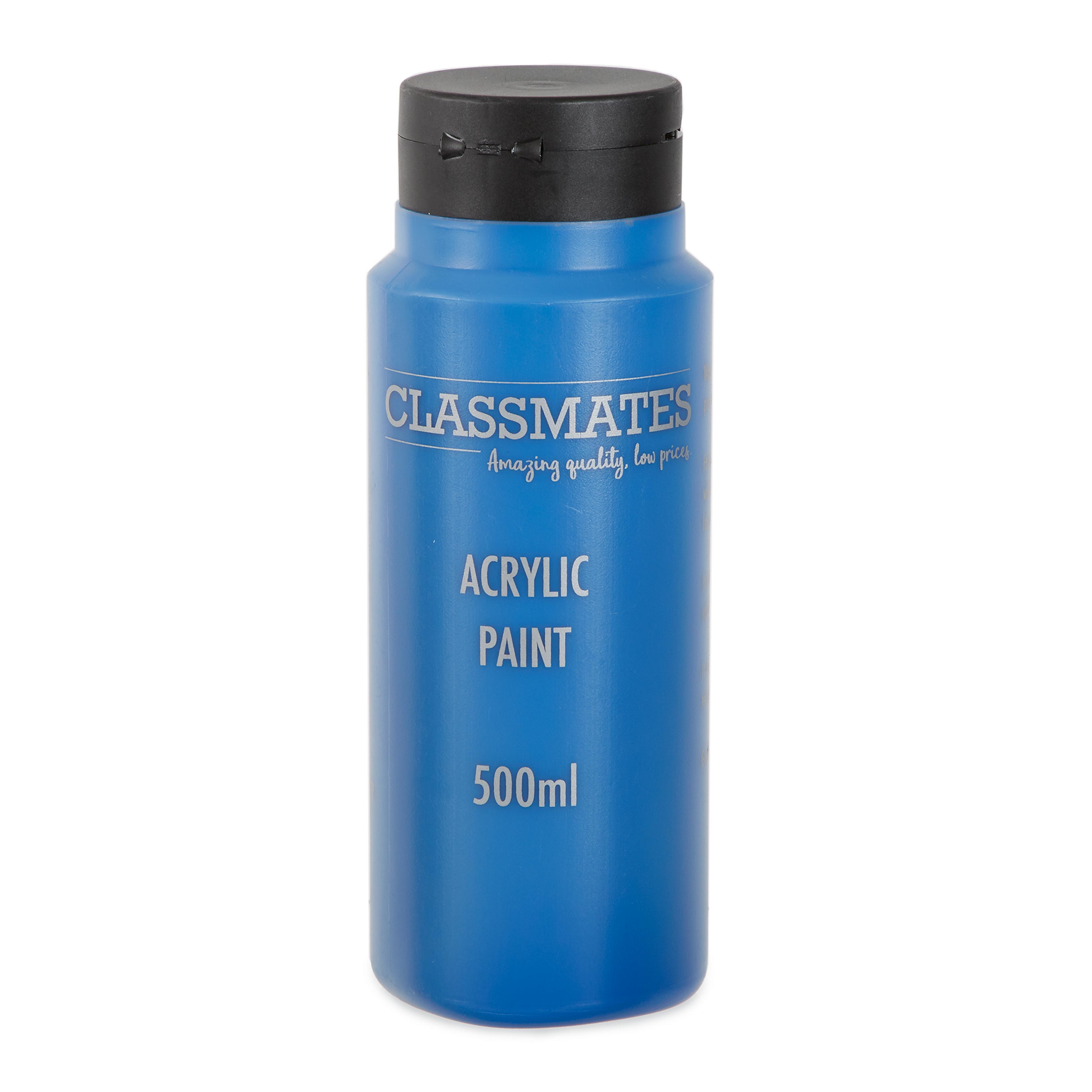 Classmates Acrylic Paint - Cyan Blue - 500ml