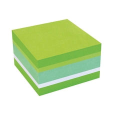 Brilliant Cube Sticky Notes Cube - Green - 75 x 75mm