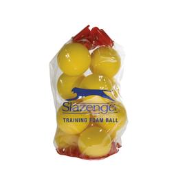 Slazenger Training Foam Ball - Yellow - Pack of 12