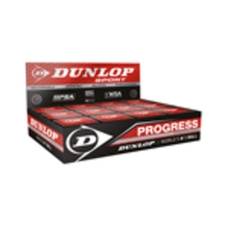 Dunlop Progress Squash Ball - Black - Pack of 12