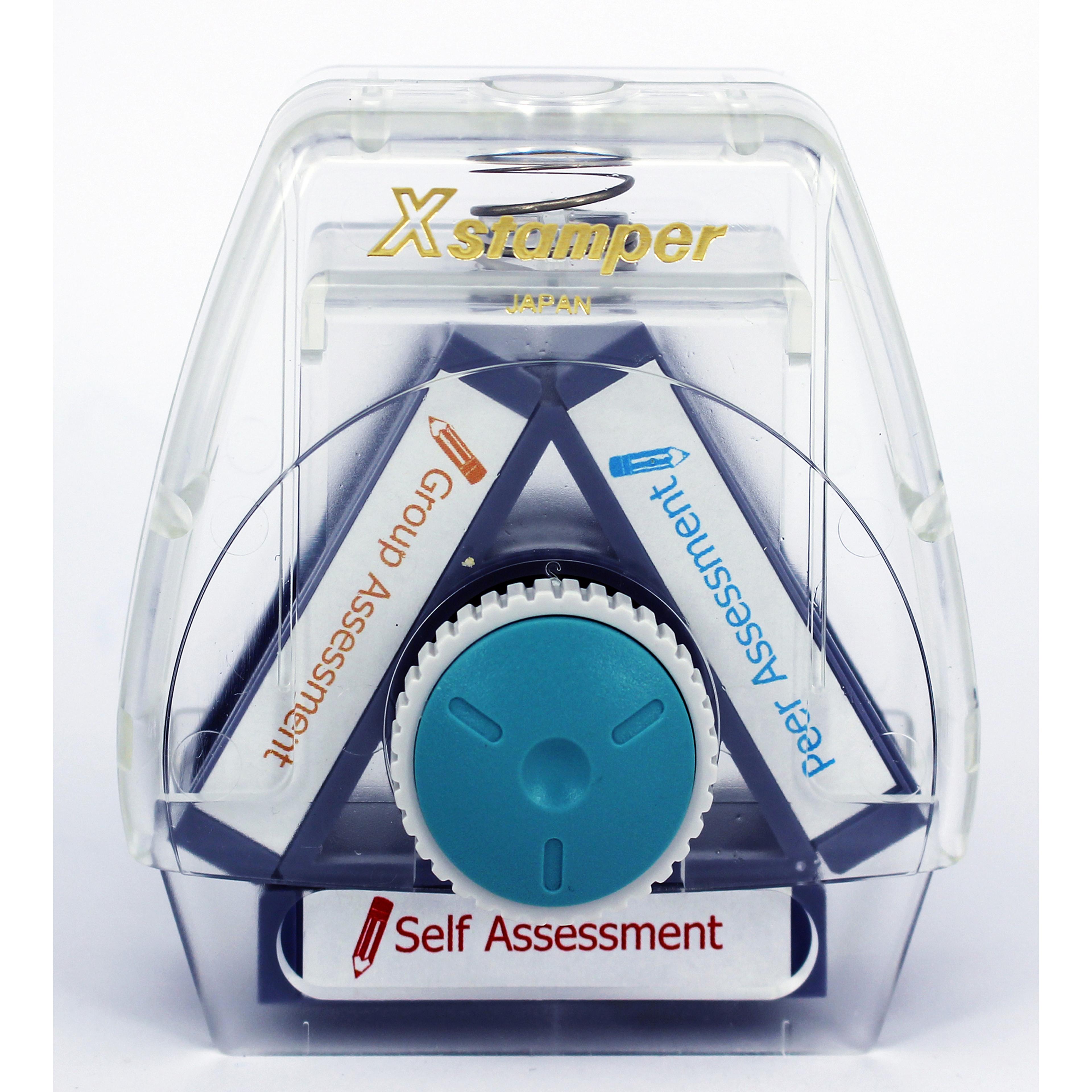 Xstamper 3 in 1 Stamp - Self, Peer and Group Assessment
