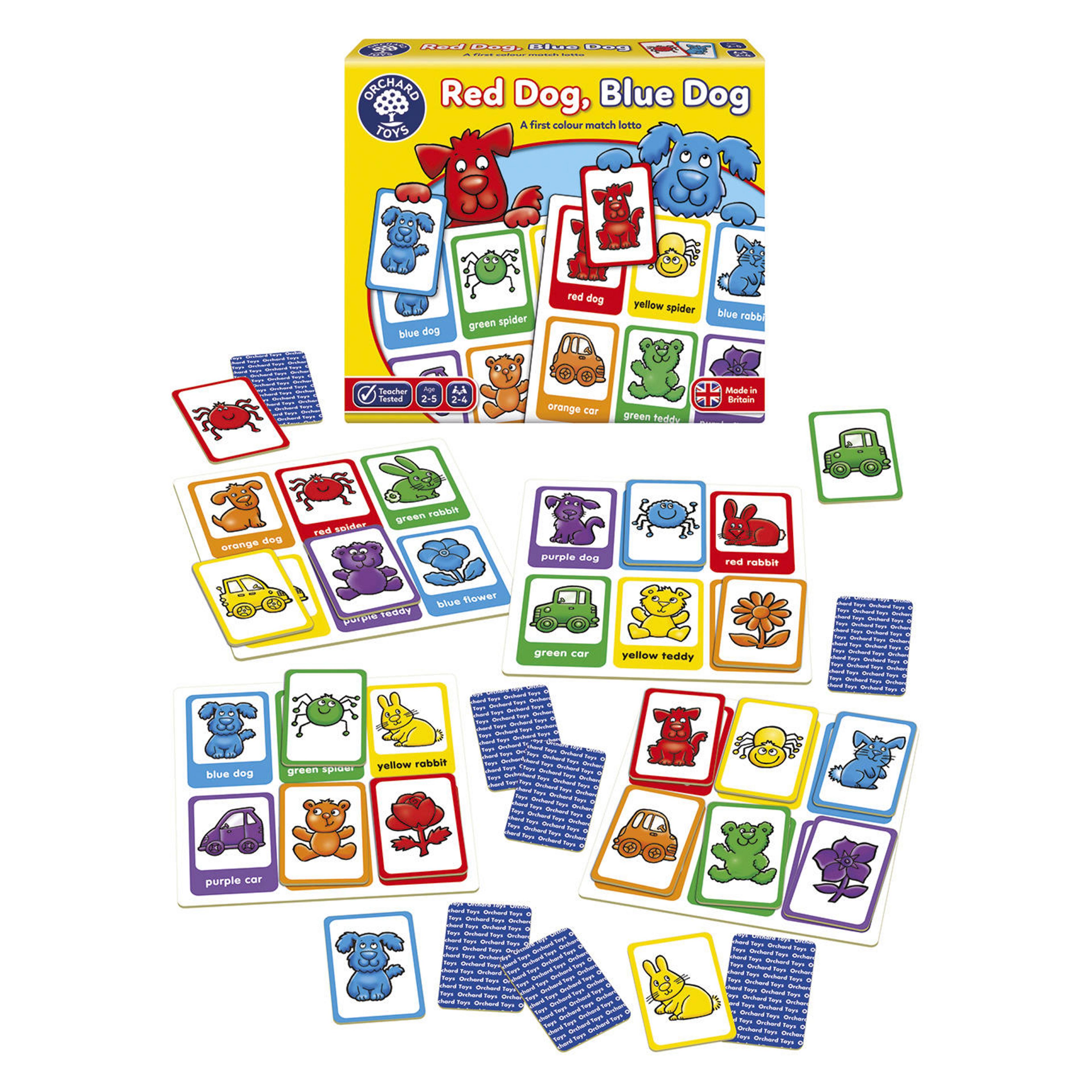 ORCHARD TOYS Red Dog, Blue Dog Game