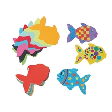 Jumbo Paper Fish Shapes - Pack of 100