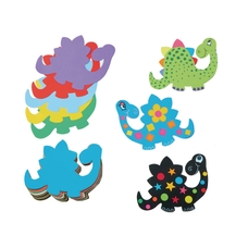 Jumbo Paper Dinosaurs Shapes - Pack of 100