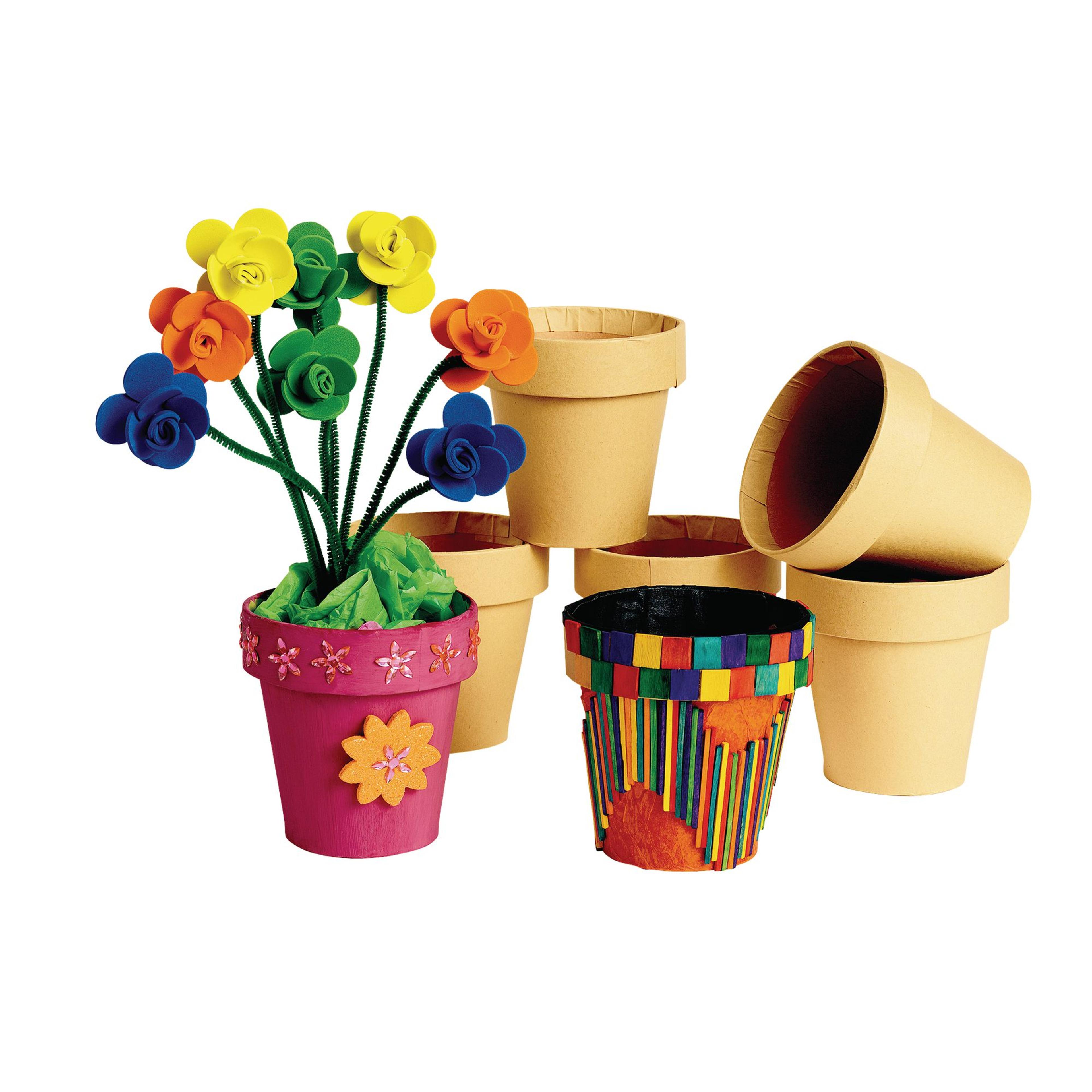 Decorate Your Own Flowerpots - Pack of 12