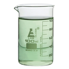 Economy Glass Beaker, Tall Form: 100ml - Pack of 12