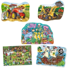 Orchard Toys Shaped Floor Puzzles - Pack of 5