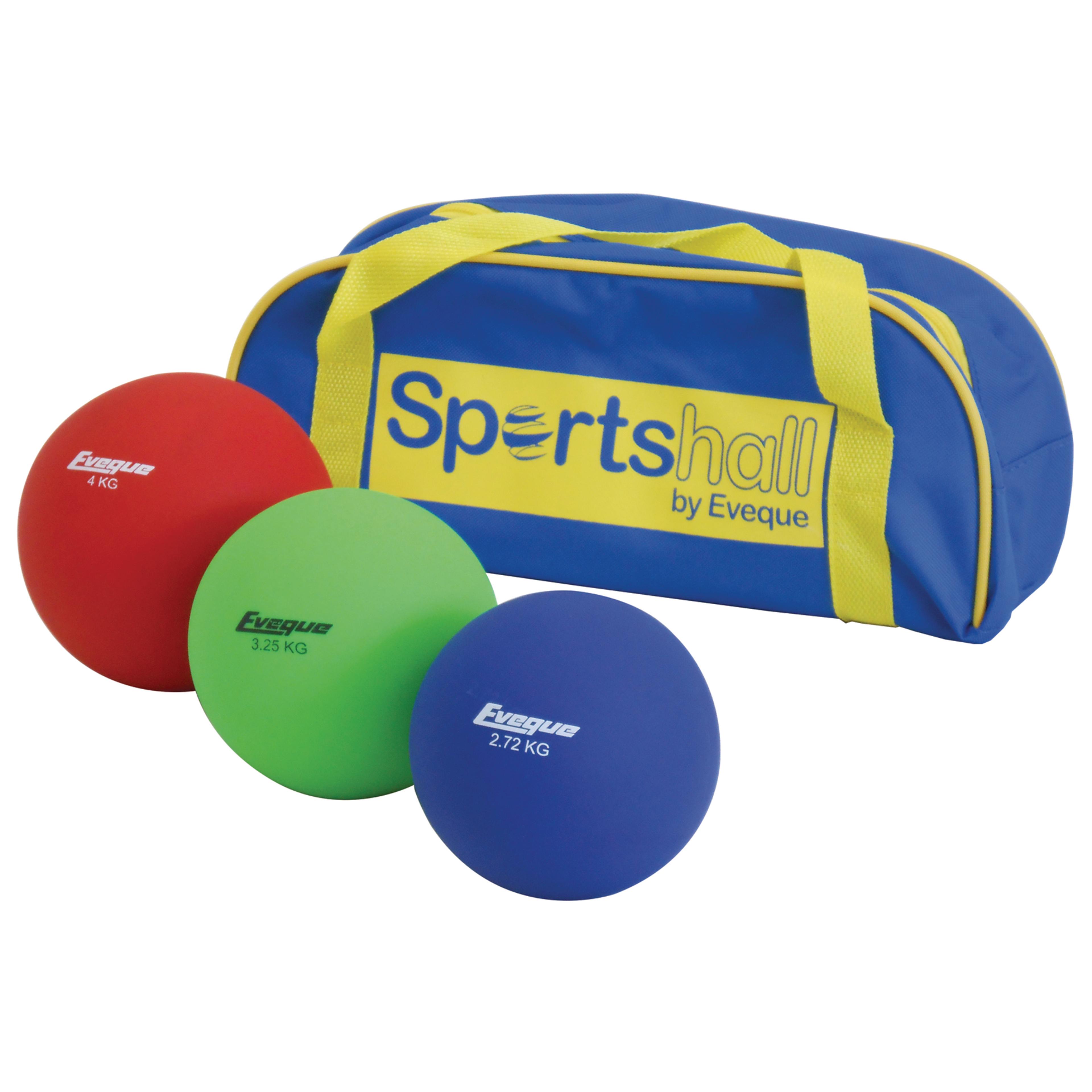 Eveque Indoor Shot Put Set - Assorted - Pack of 3