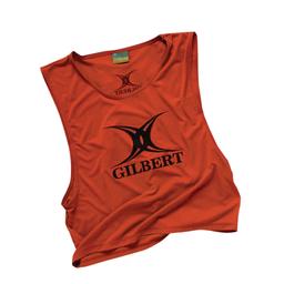 Gilbert Rugby Bib - Red - Junior 