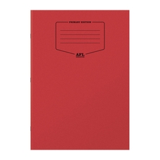 A4 AFL Enhanced Exercise Books  - Red