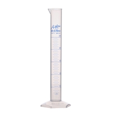 Azlon® Measuring Cylinder, Tall Form: 25ml - Pack of 10
