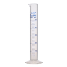 Azlon Measuring Cylinder -Tall Form - 50ml - Pack of 10