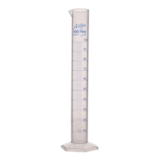 AZLON Measuring Cylinder - Tall Form: 100ml - Pack of 5