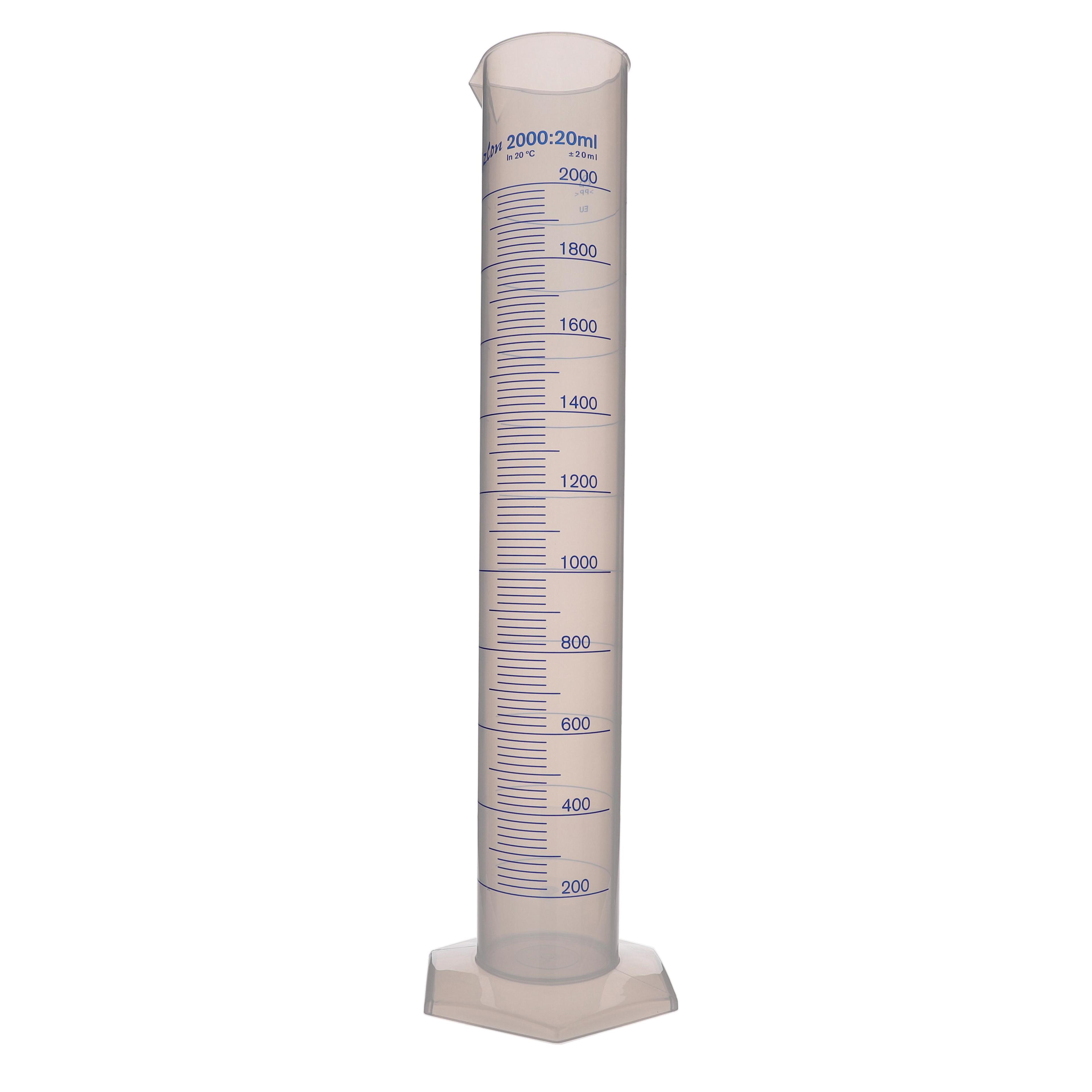AZLON Measuring Cylinder - Tall Form - 2000ml