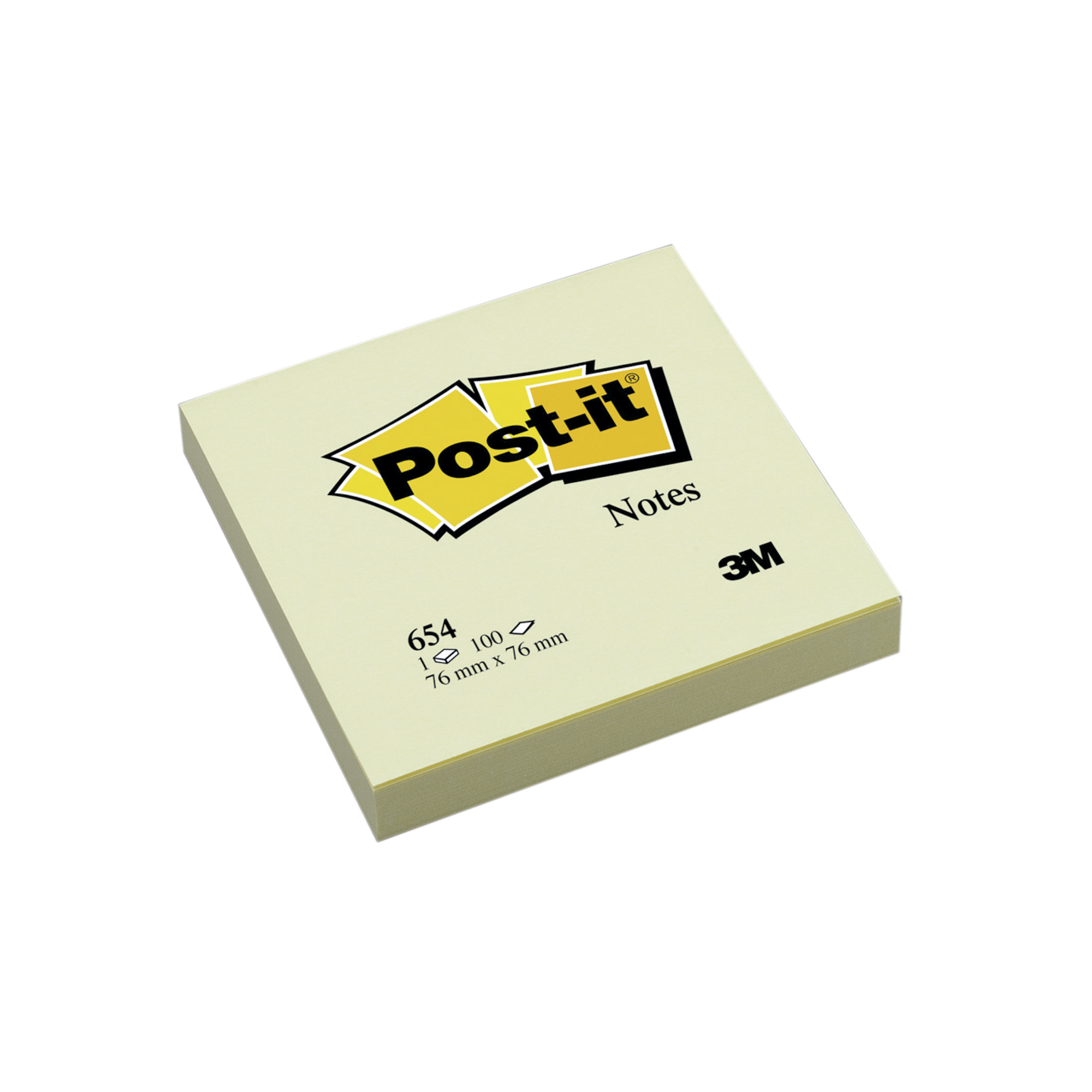 HE1566195 Post it Notes Canary Yellow 76 x 76mm Pack of 16 4 FREE Hope