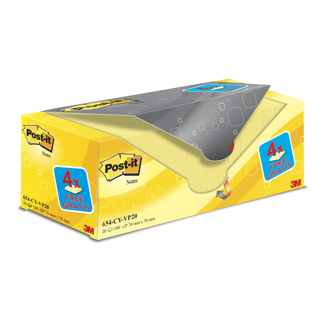 Post-it Yellow Notes 76 X 76mm