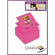 Post-it® Large Format Lined Z-Notes Fuschia