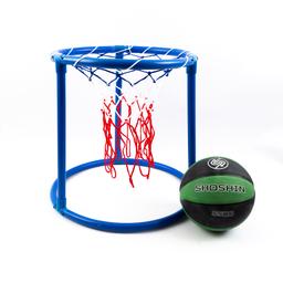 Floor Basketball Set - Blue/Green - Size 5