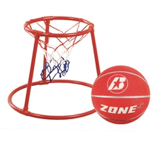 Floor Basketball Set - Red - Size 5