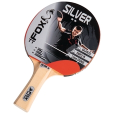 Fox Silver 2 Star Table Tennis Bat - Red