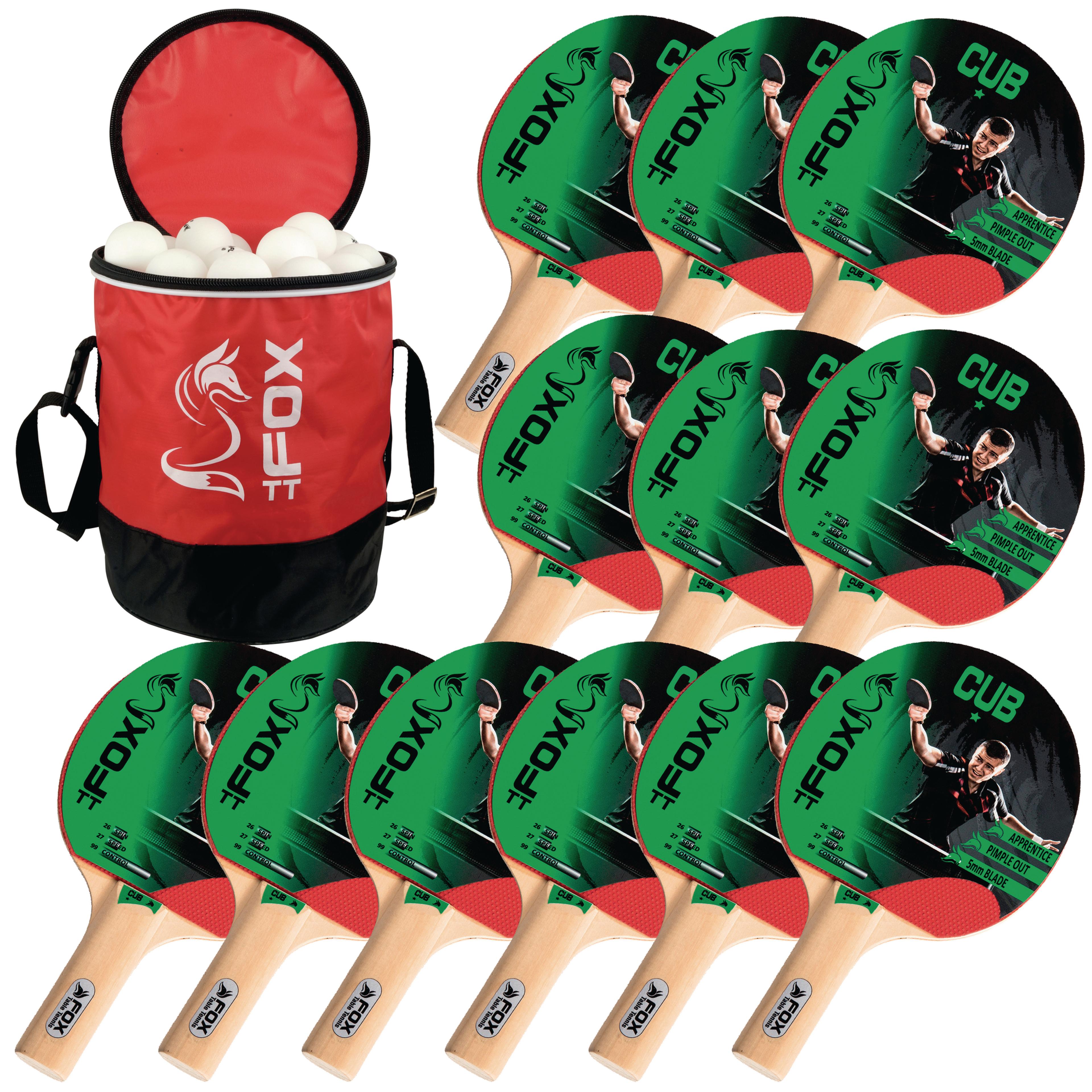 Fox Cub Table Tennis Pack - Red