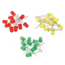LED Indicators - 8mm - Mixed Colours - Pack of 30
