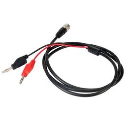 BNC Plug to Red and Black Stackable 4mm plug leads