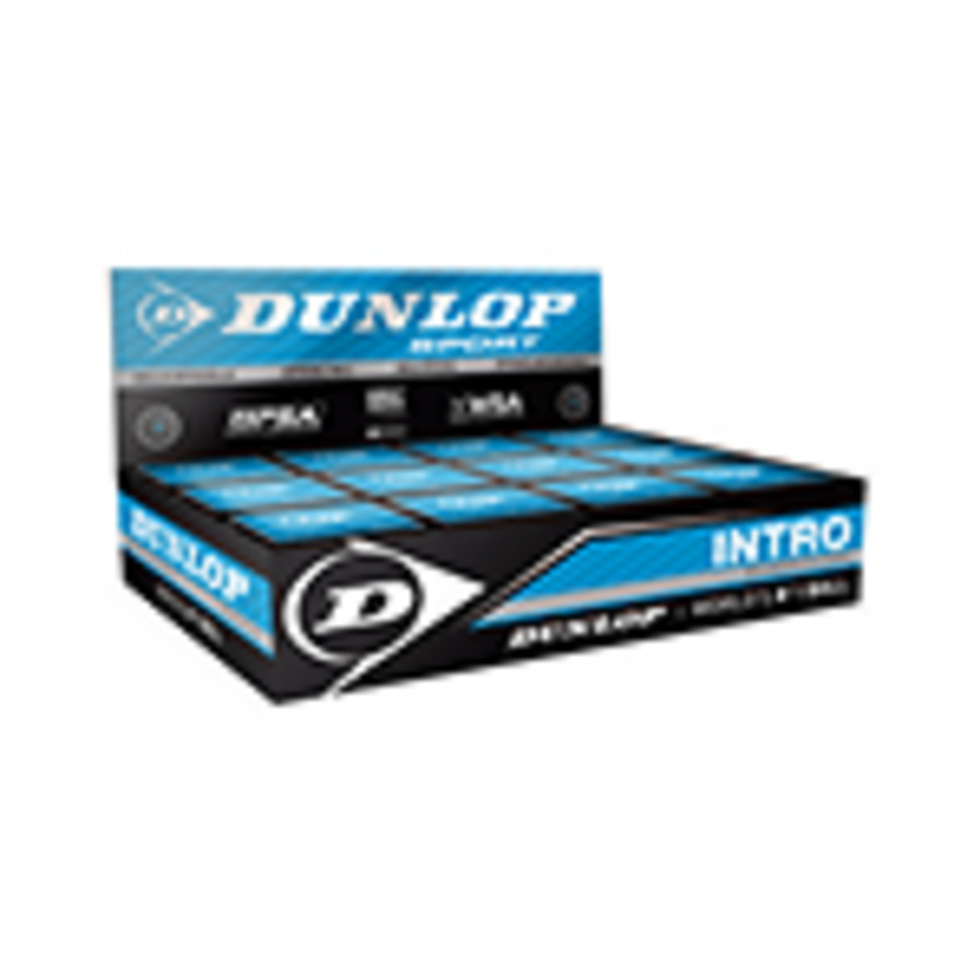 Dunlop Intro Squash Ball - Black - Pack of 12