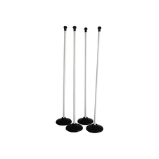 Aresson Rounders Posts and Base Set - White - Pack of 4