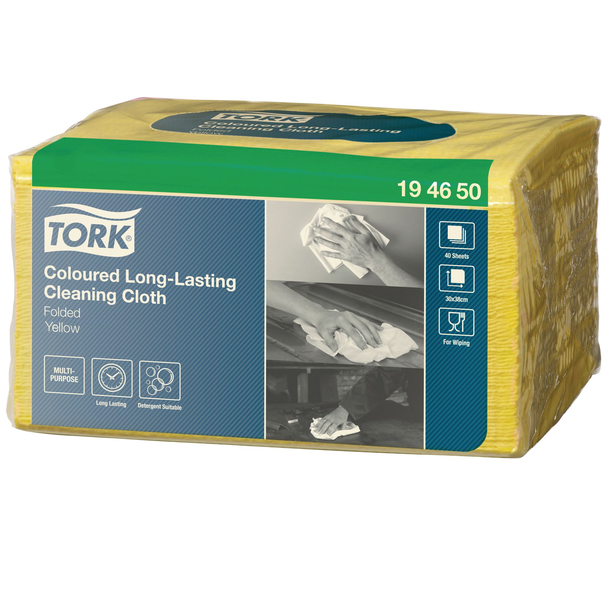 Tork Yellow Long-lasting Cleaning Cloth