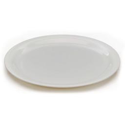 White Melamine Tableware - 230mm Plates - Pack of 12