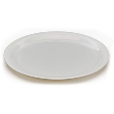 White Melamine Tableware - 230mm Plates - pack of 12