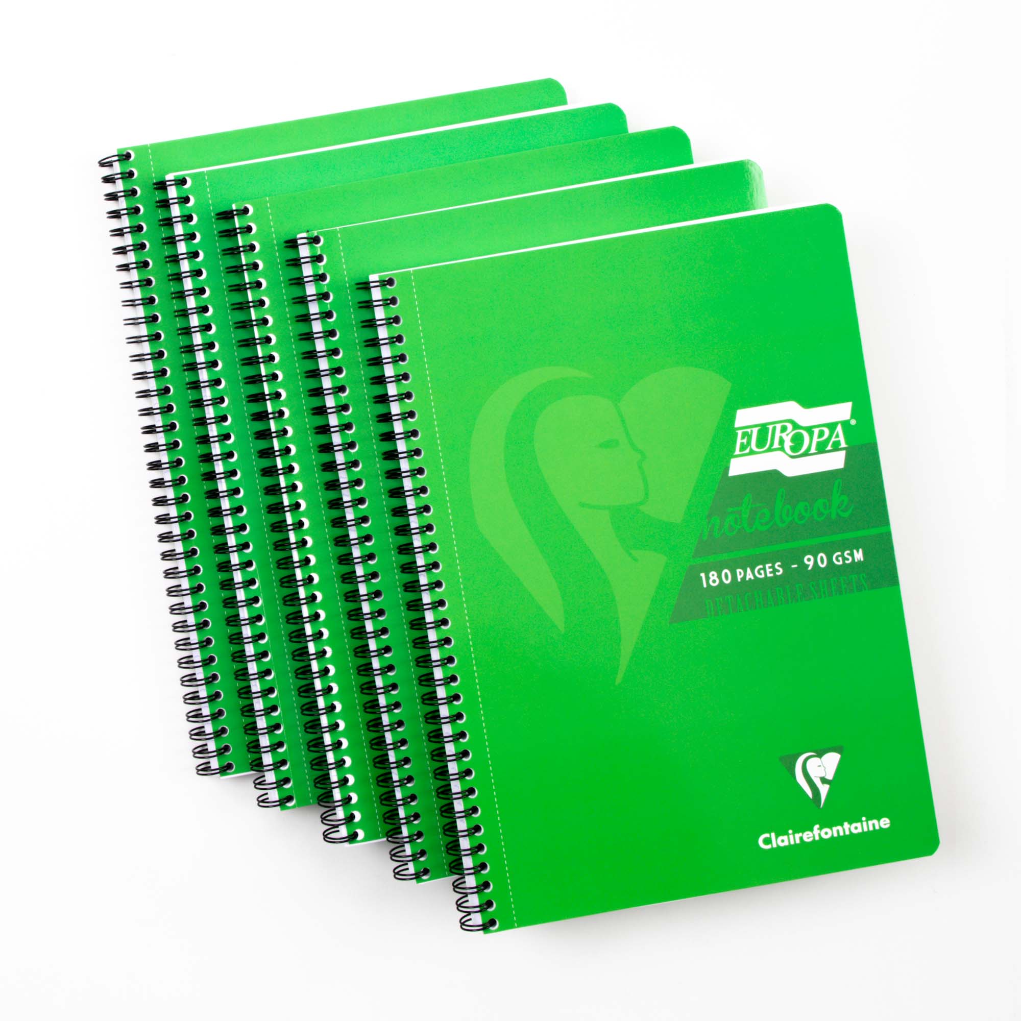 New Europa A4 Notebooks Green