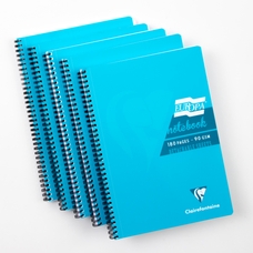 Clairefontaine Europa Notebooks - Turquoise - A4 - Pack of 5