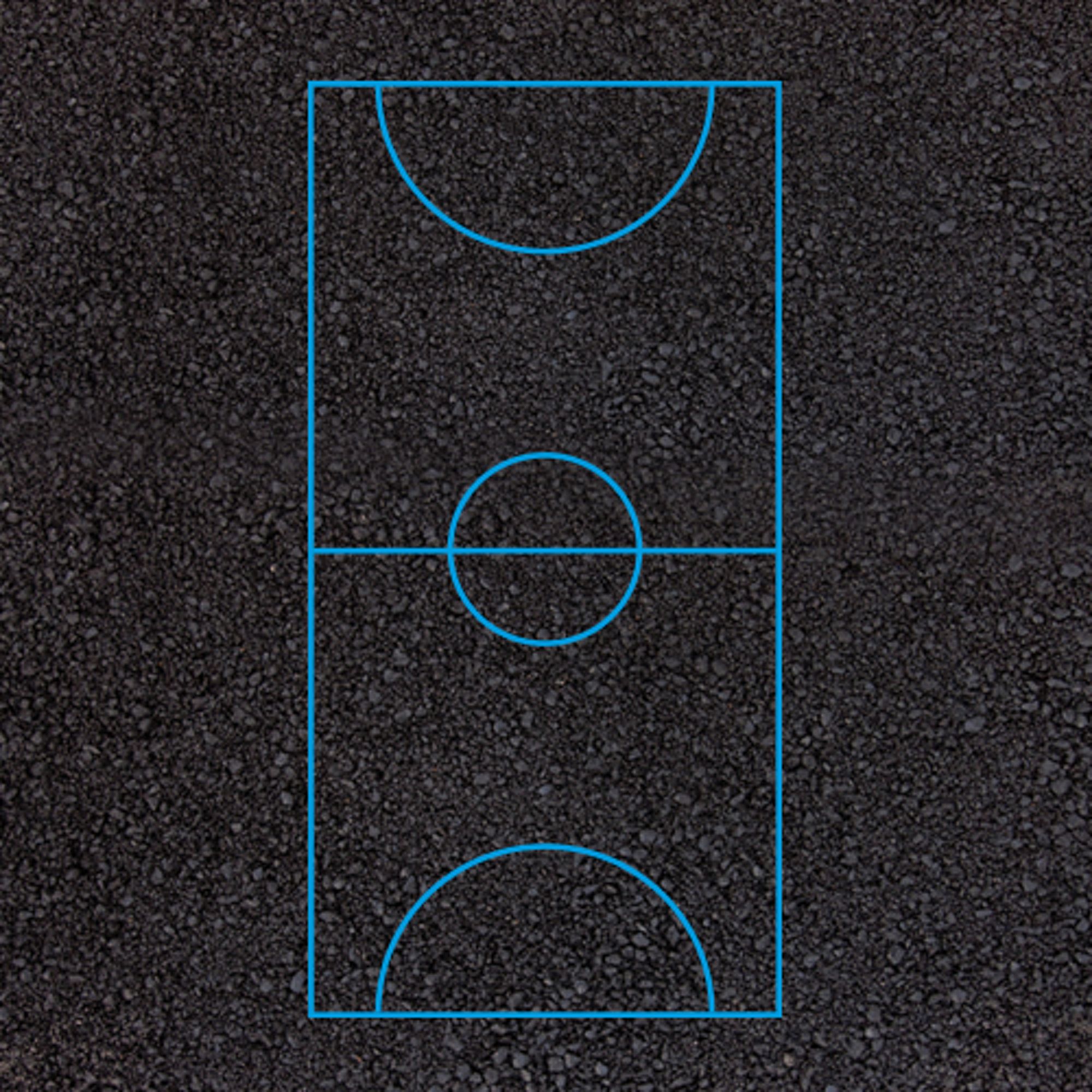 5 A Side Court White Markings