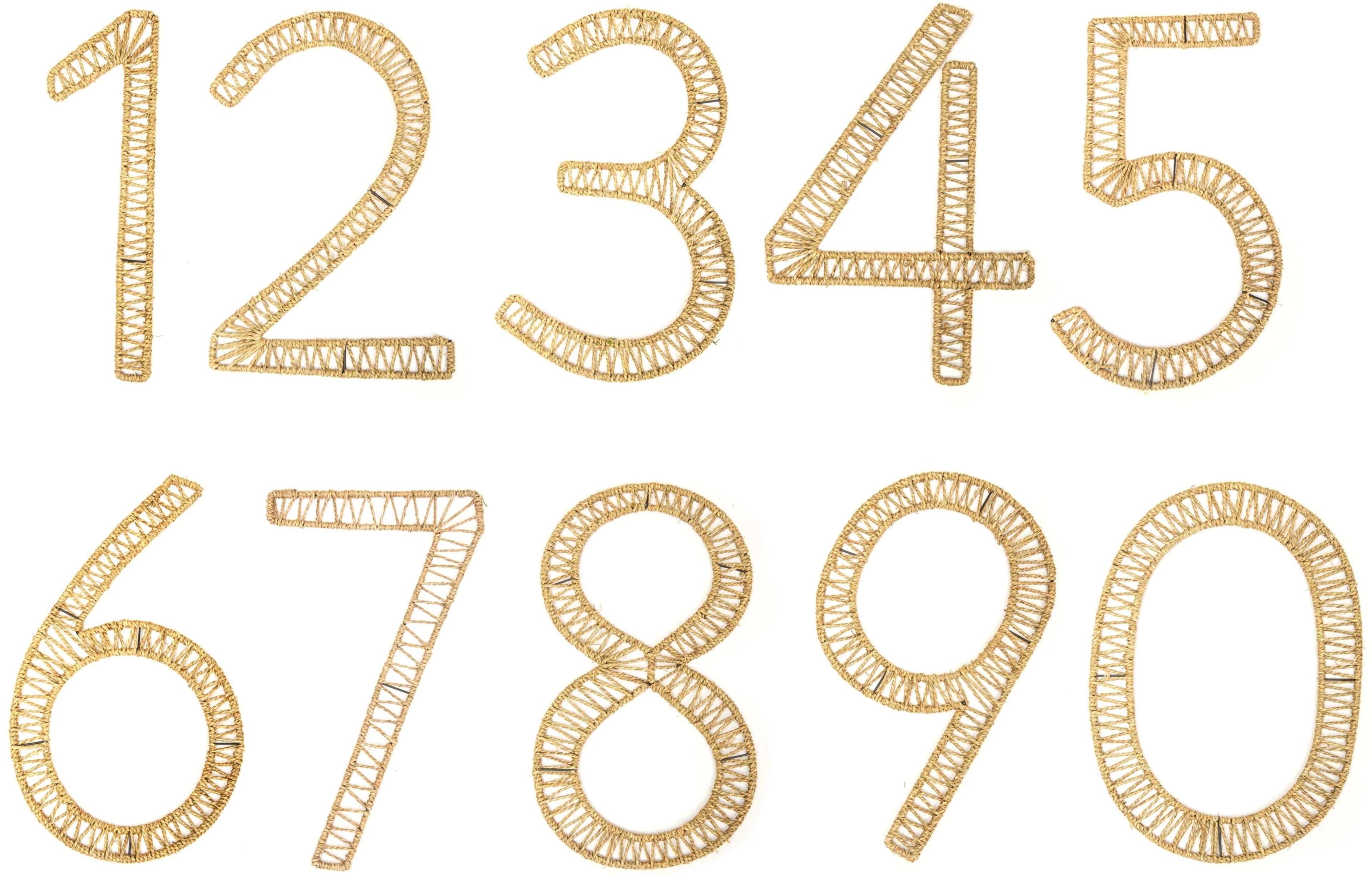 Seagrass Numbers - Numbers 0-9