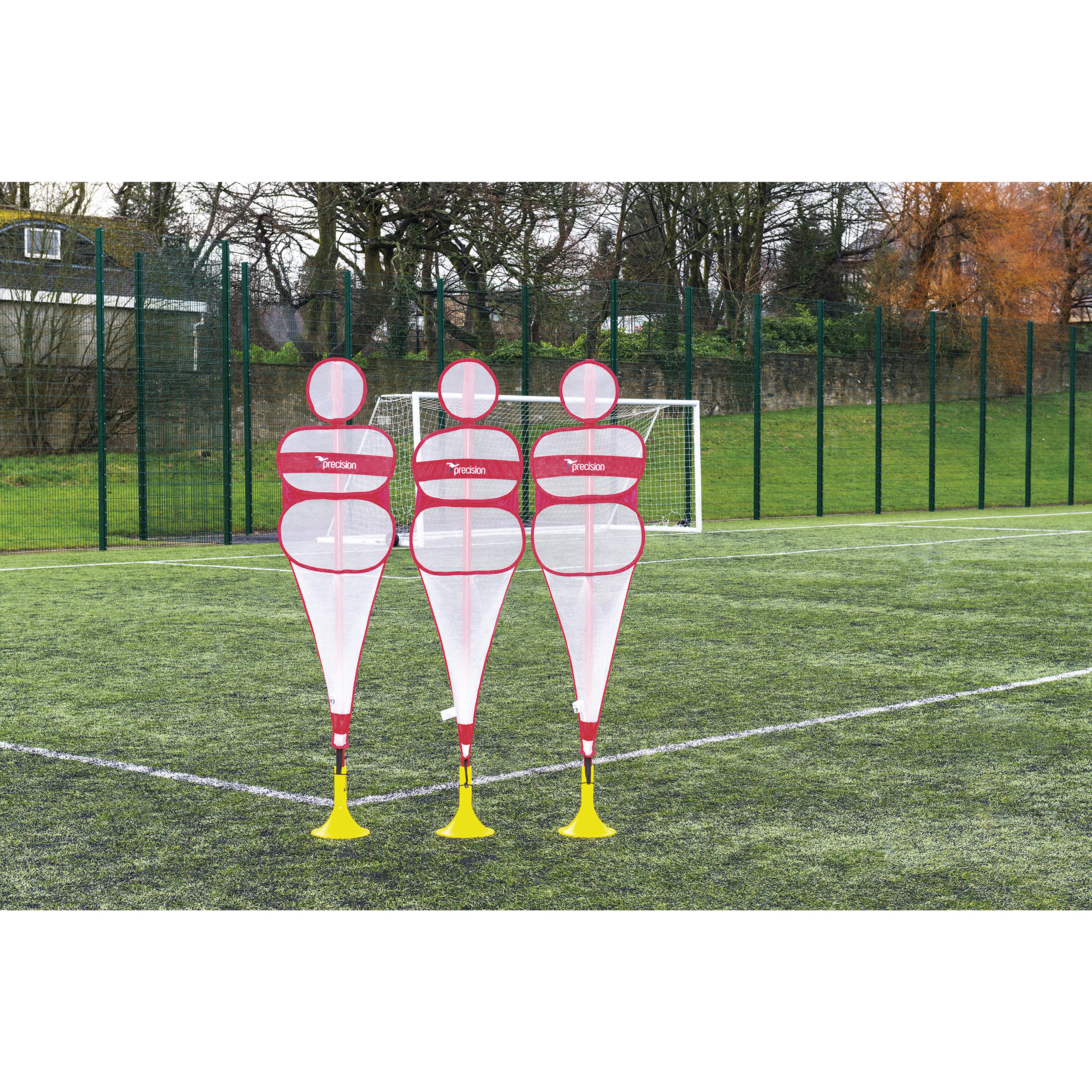 Precision Pop Up Mannequin - White/Red - Set 3