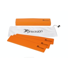 Precision Rectangular Rubber Markers - Orange - Pack of 15