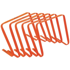 Precision Flat Hurdles - Orange- 15in - Pack of 6