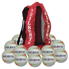 Gilbert APT Training Netball - Fluorescent - Size 4 - Pack of 12